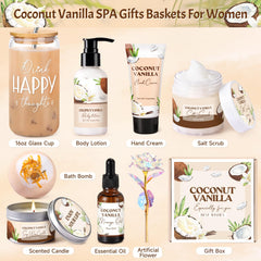 GiftPeak loción corporal vainilla coco para piel suave e hidratada.