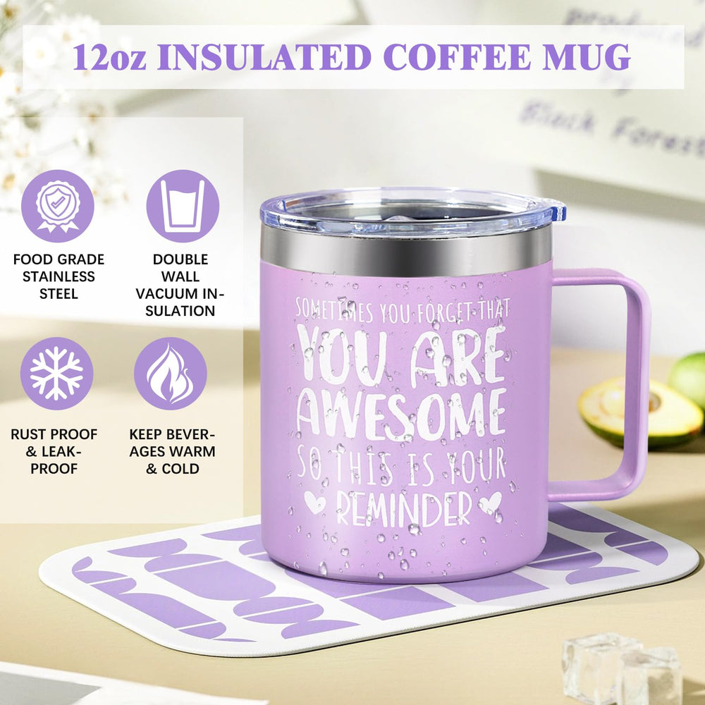 GiftPeak taza termica cafe 12 onzas, mantiene bebidas calientes por horas.