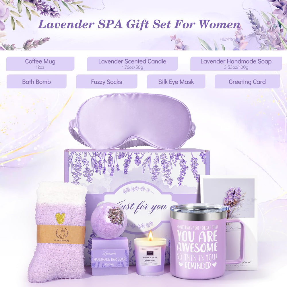 GiftPeak vela lavanda, aroma suave para un ambiente de relajación.