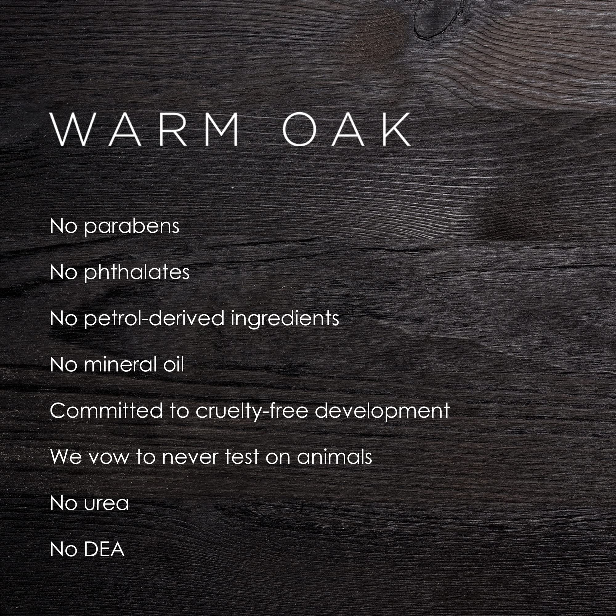 Aroma de Gilchrist & Soames Warm Oak con notas de toronja marroquí y cedro.