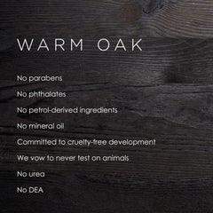 Aroma de Gilchrist & Soames Warm Oak con notas de toronja marroquí y cedro.