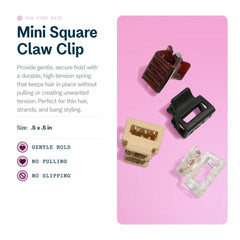 GIMME Beauty clip mini para cabello fino, ideal para flequillos y mechones.