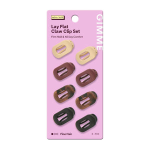 GIMME Beauty pinzas aplanadas mini agarre firme para cabello fino y peinado estable