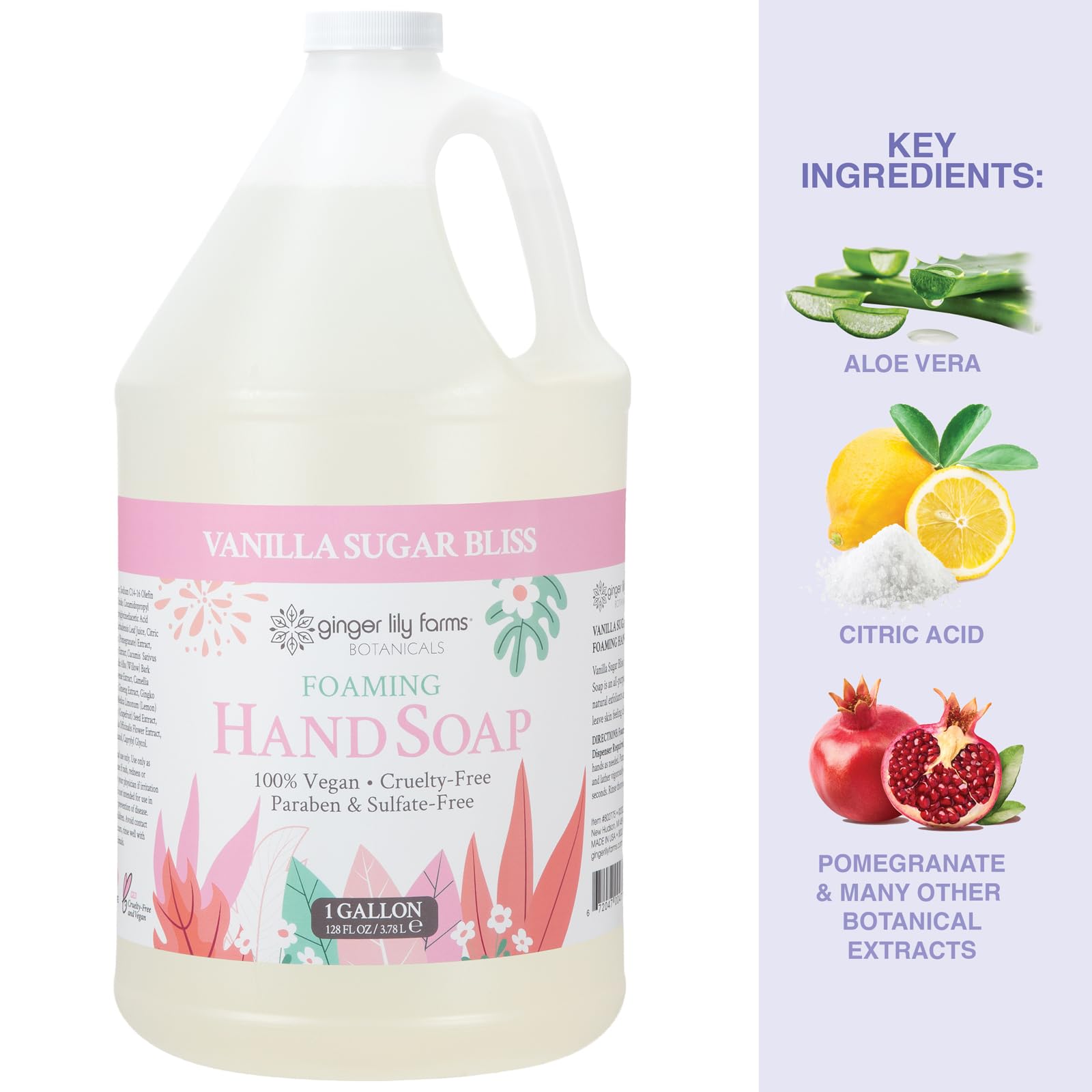 Ginger Lily Farms Botanicals envase sostenible para recargas