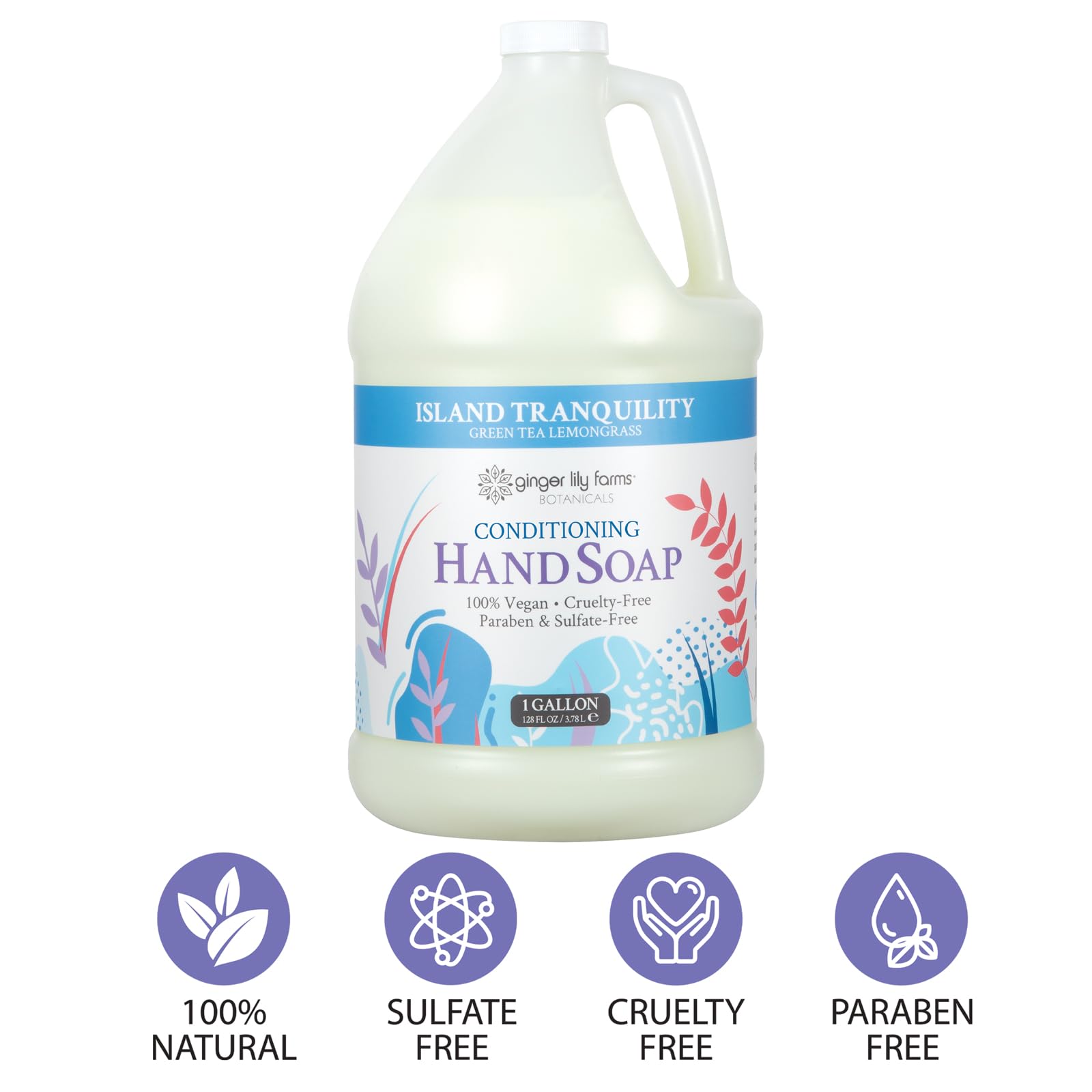 Ginger Lily Farms Botanicals Jabon Mano Sin Crueldad, certificado por PETA.