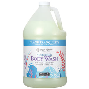 Ginger Lily Farms Botanicals Nourishing Body Wash: botella lista para uso diario con hidratación suave.
