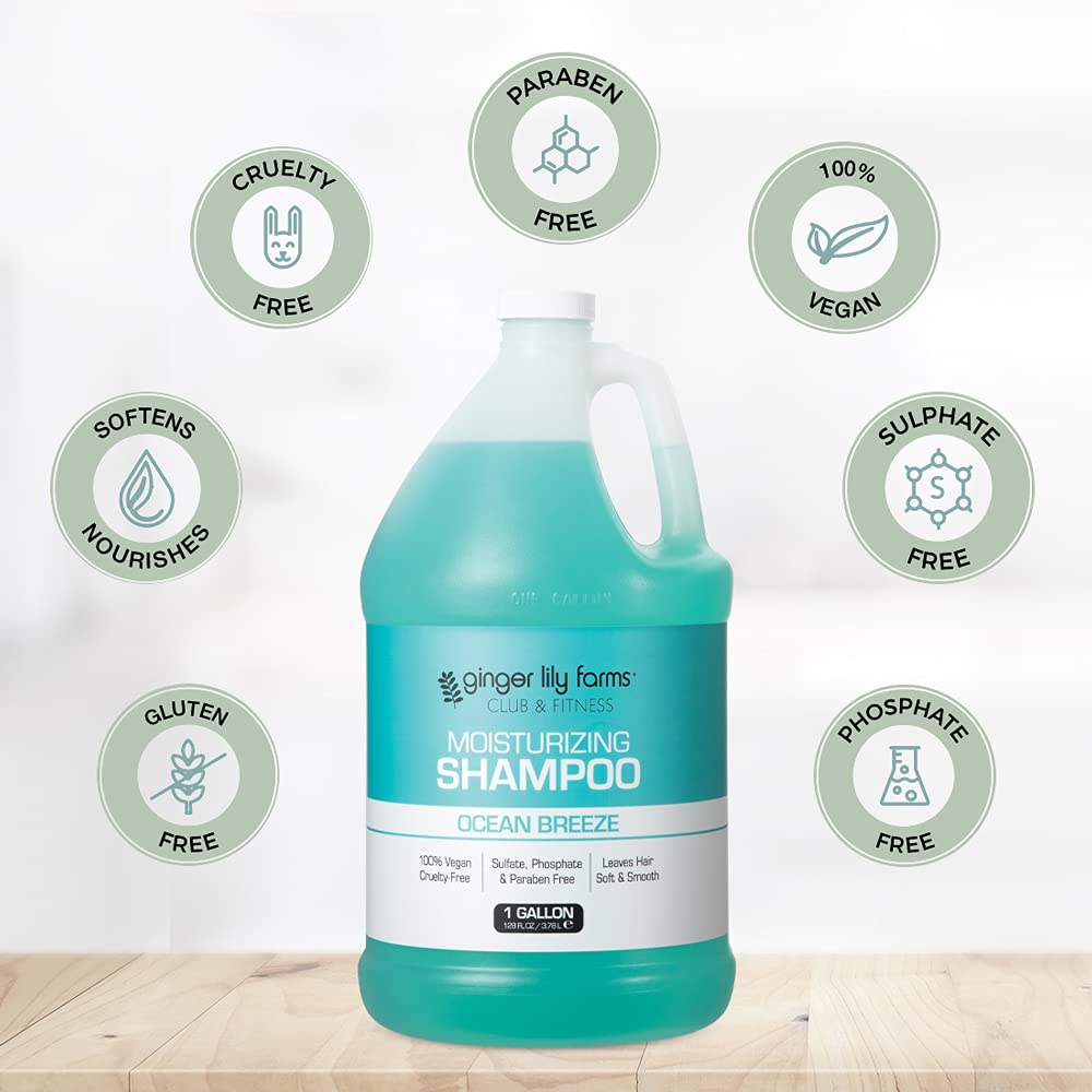 Uso comunitario: Ginger Lily Farms Champú para vestuarios y spas.