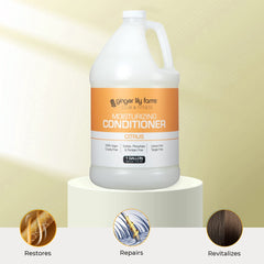 Brillo capilar natural tras aplicar Ginger Lily Farms Club & Fitness