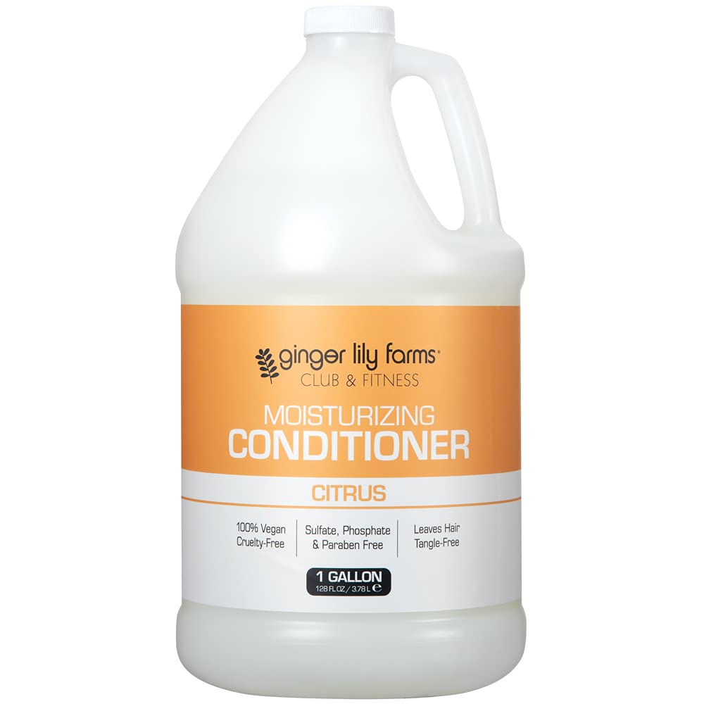 Ginger Lily Farms Club & Fitness Condicionador hidratante en vertido para suavidad y brillo