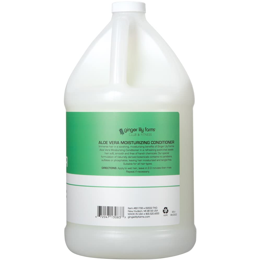 Ginger Lily Farms Club & Fitness ingredientes naturales para hidratar el cabello.