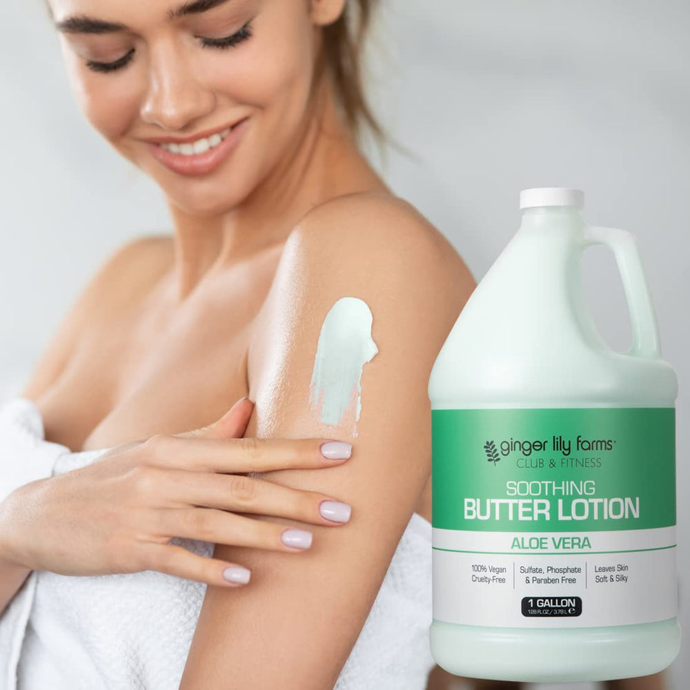 Ginger Lily Farms recarga en galón ecológico para reducir plástico.