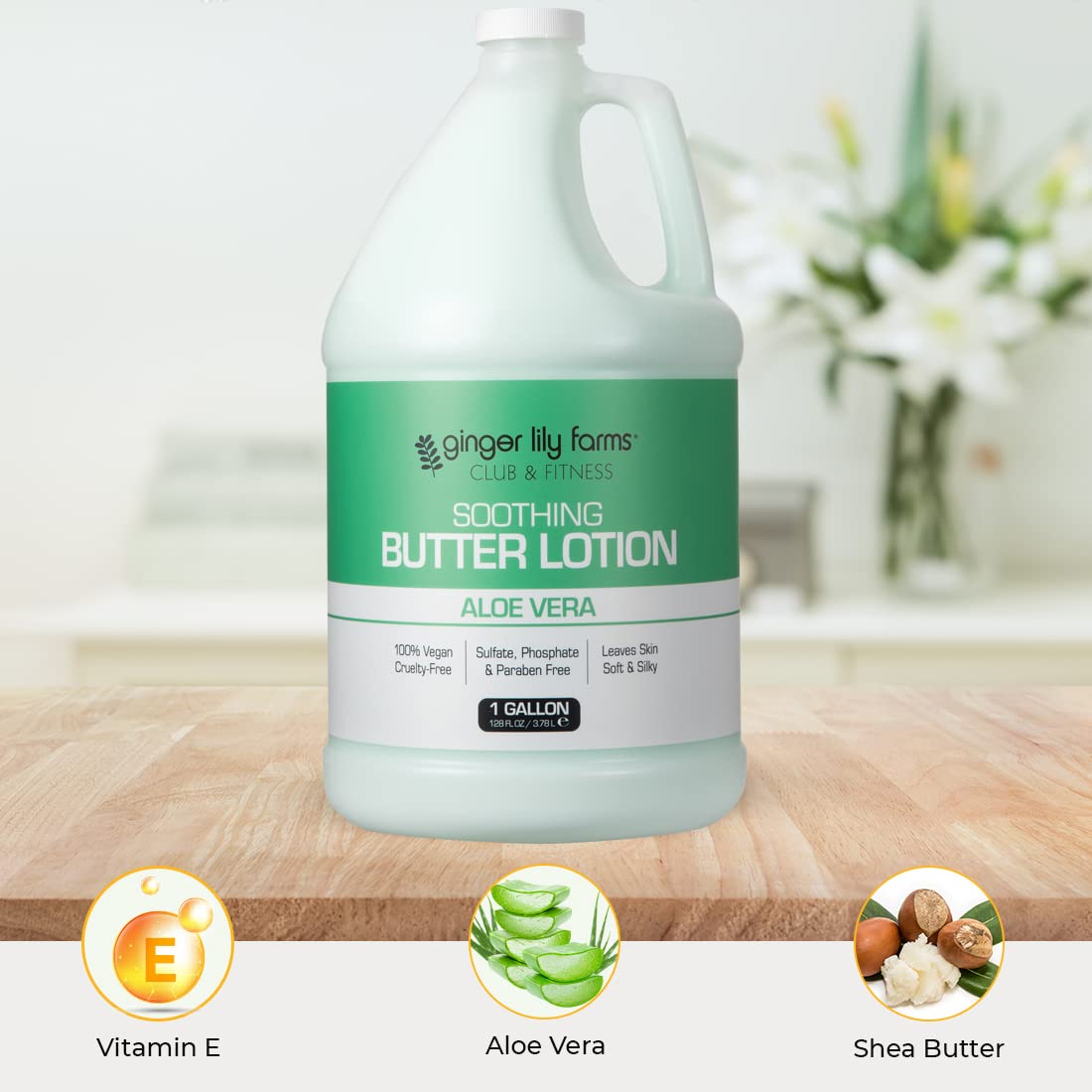 Ginger Lily Farms ideal para vestuarios, clubes y spas.