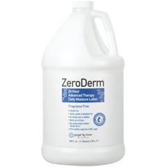 Ginger Lily Farms ZeroDerm botella vertiendo hidratación rápida para piel sensible