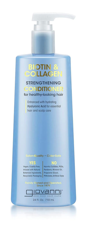 GIOVANNI Biotina y Colágeno - acondicionador en botella para cabello suave