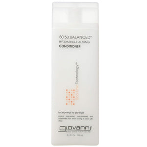 GIOVANNI ECO CHIC 50:50 acondicionador botella, hidratación equilibrada para cabello dañado y coloreado