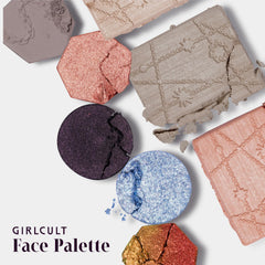 GIRLCULT paleta todo-en-uno bronceador para contorno suave