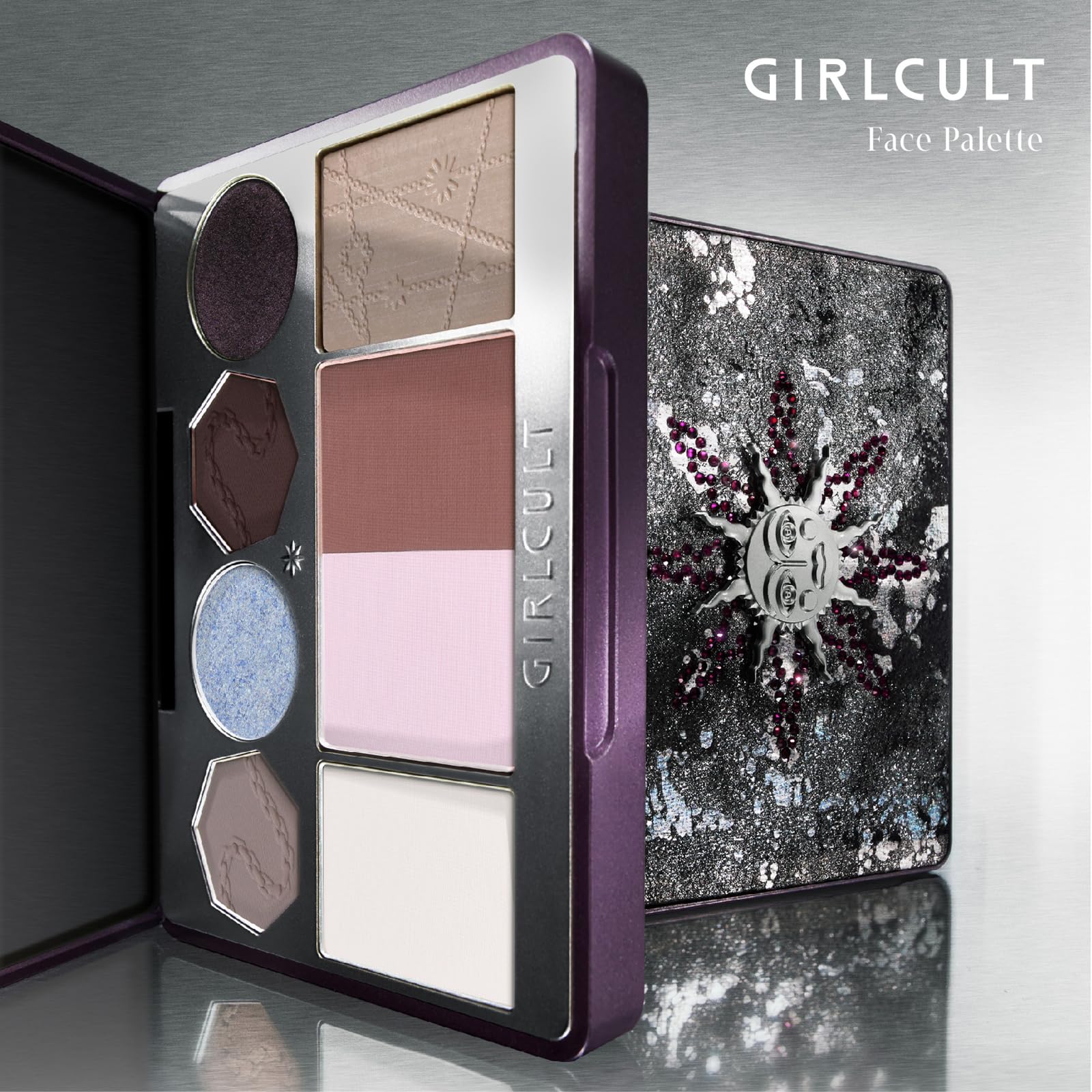GIRLCULT paleta todo-en-uno iluminador para un resplandor suave