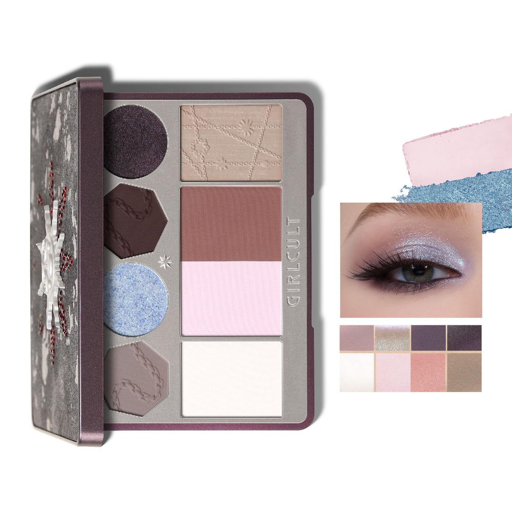 GIRLCULT paleta con texturas mate y brillo para diferentes looks