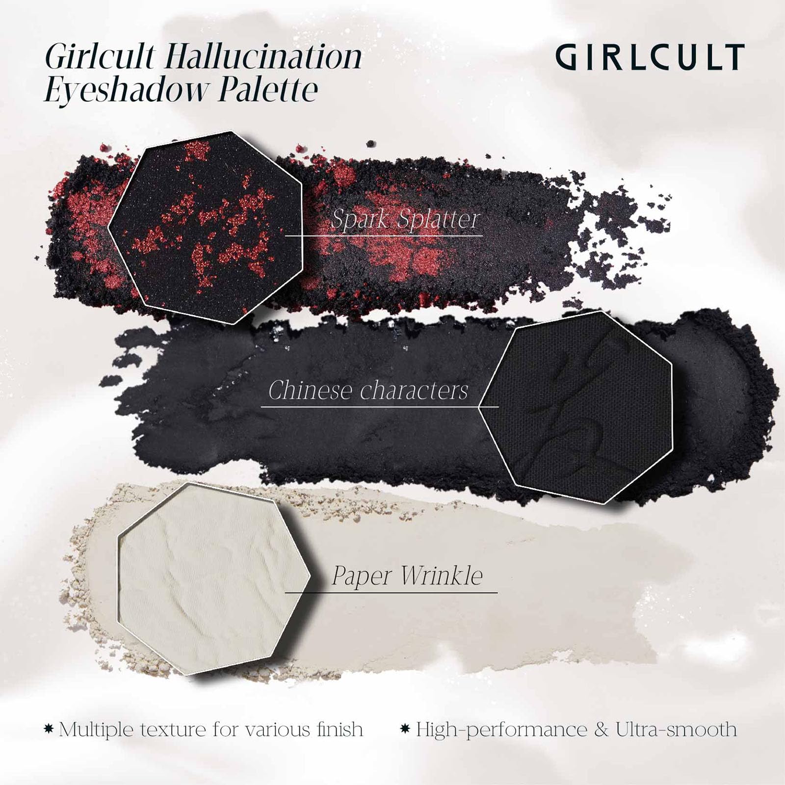 GIRLCULT Sombras a prueba de agua: duración durante el día sin retoques