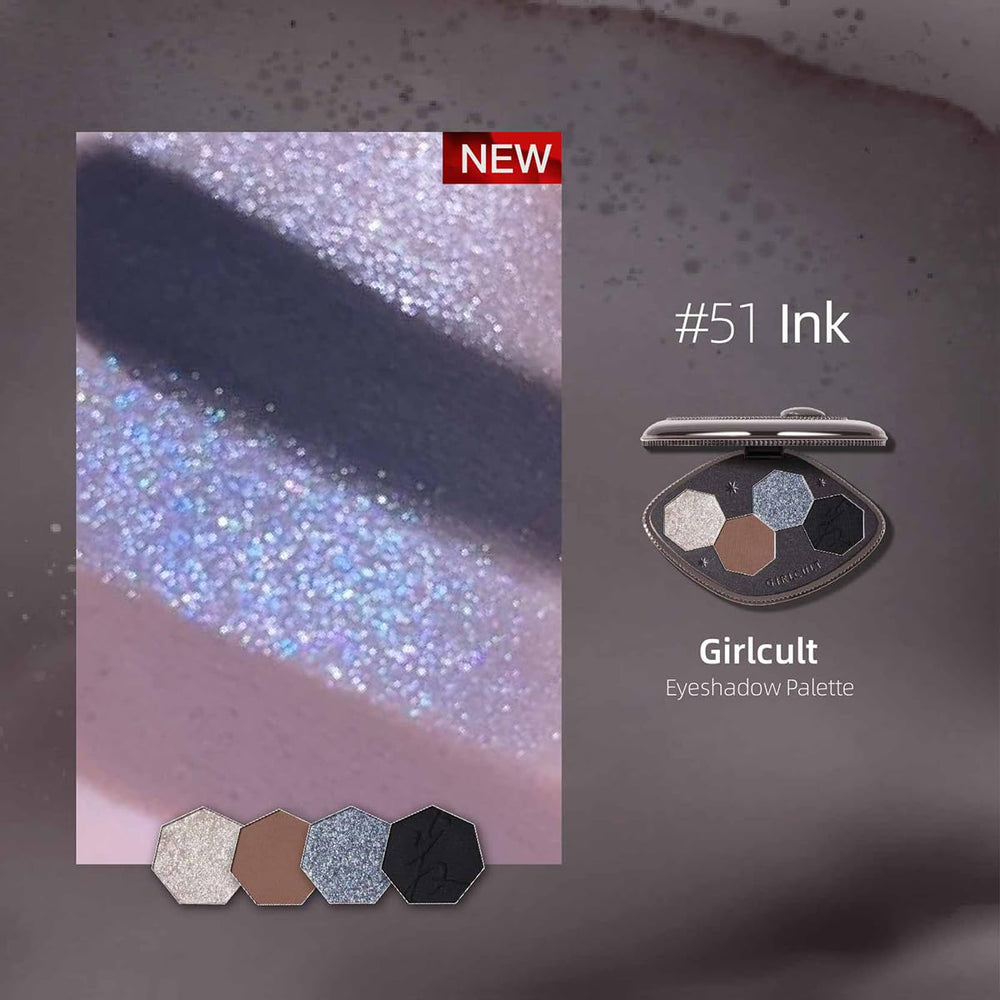 GIRLCULT Sombras mate y brillos: acabado radiante para mayor dimensión
