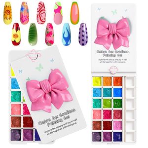 GJYUQHUA paleta-mezcla-gel-ombre: paleta de mezcla para lograr ombré suave.