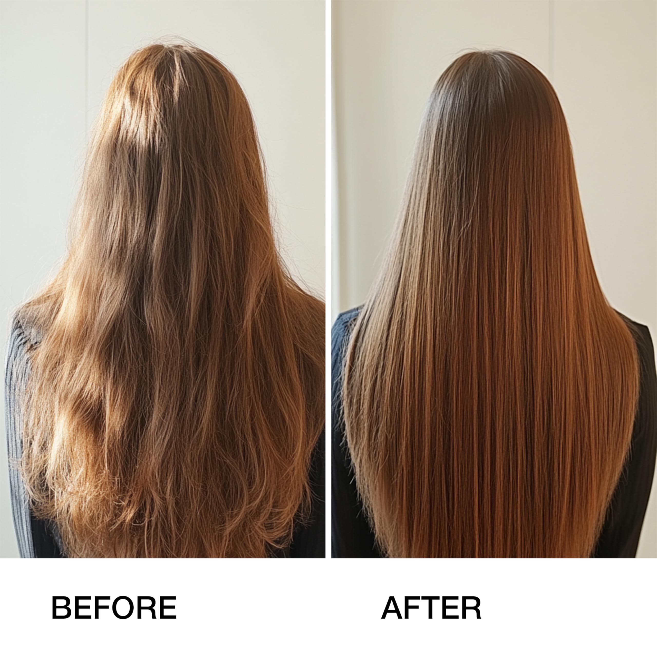 GK HAIR aplicación de crema sin enjuague, desenreda y controla el encrespamiento.