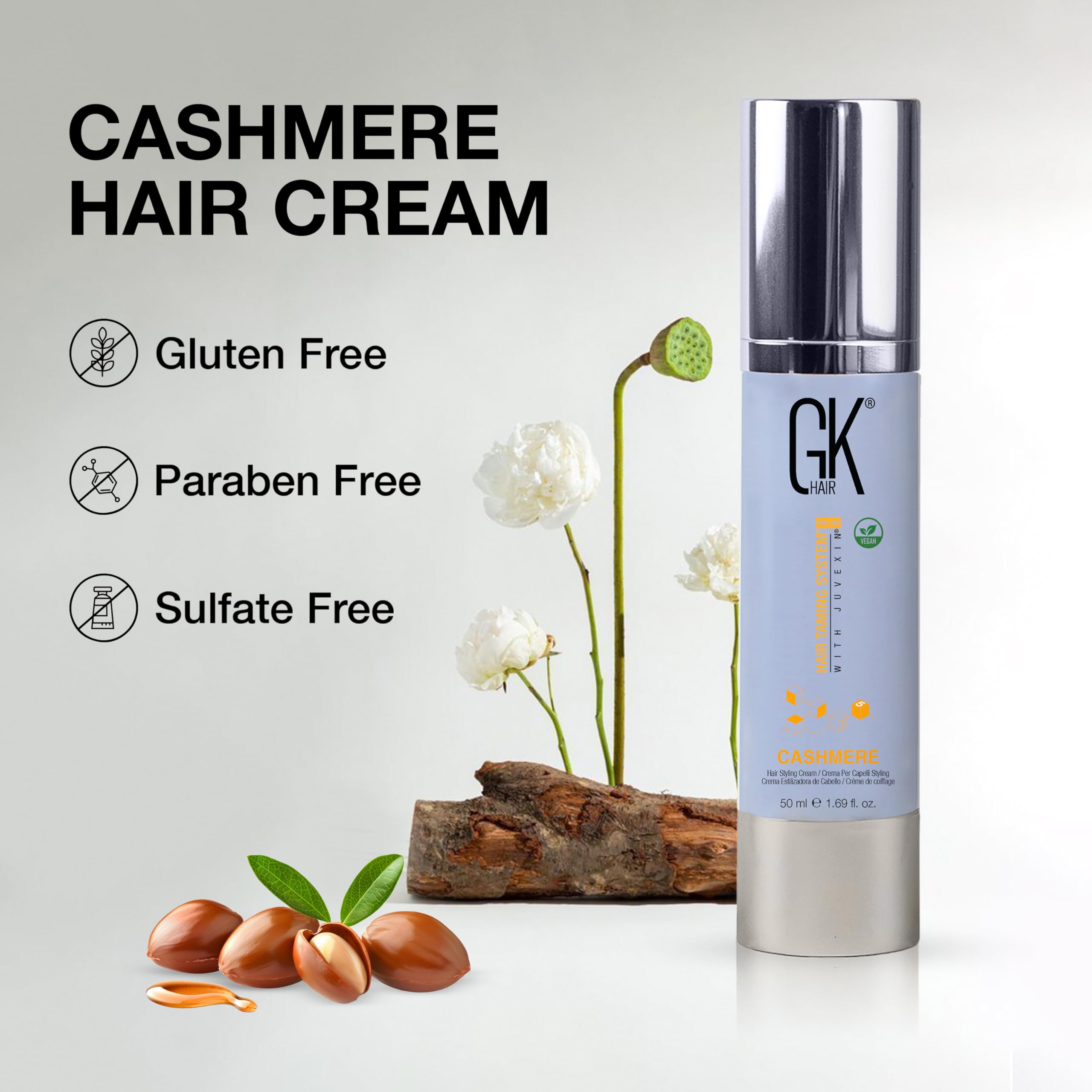 GK HAIR envase compacto para bolso, listo para retoques.