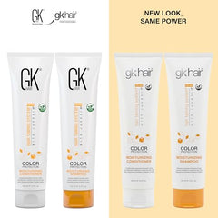 GK HAIR envase compacto: protección de color para cabellos teñidos durante el lavado