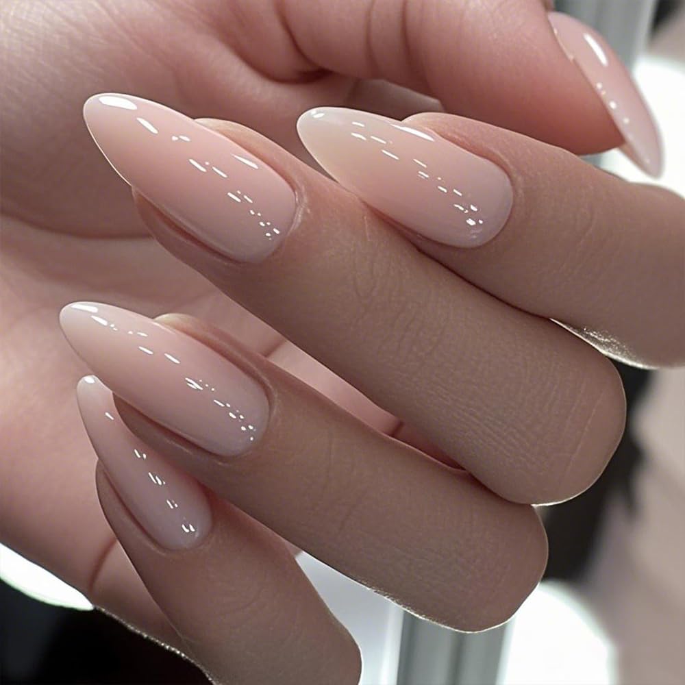 GLAMERMAID uñas postizas con acabado gel, aspecto natural y duradero