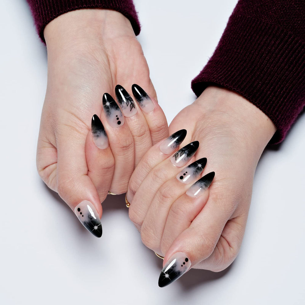 GLAMERMAID uñas pegables con gel adhesivo para fijación segura