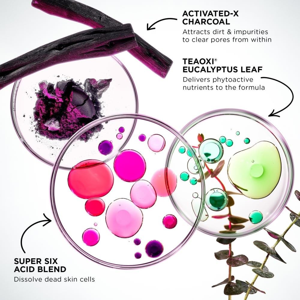 Efecto clareador instantáneo de Glamglow SUPERMUD en la tez.