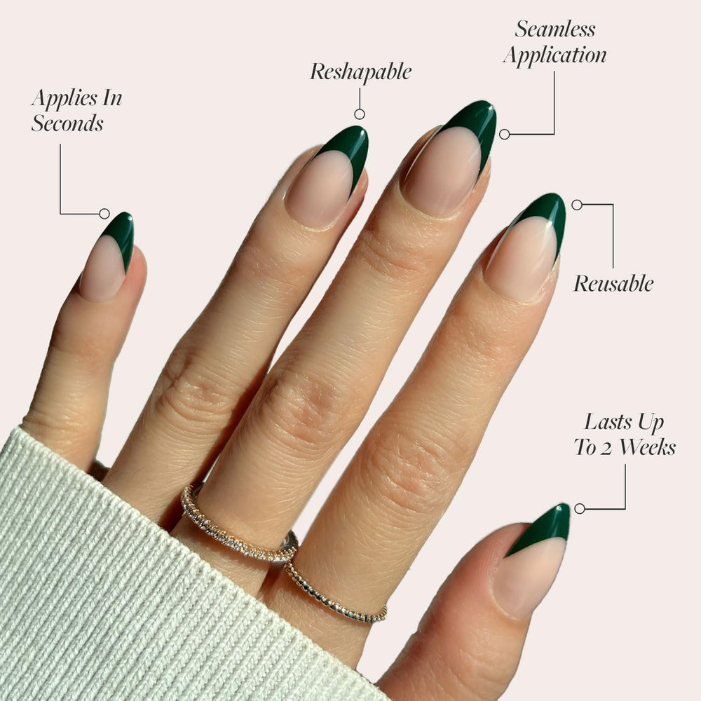 Glamnetic Château: conjunto de 30 uñas en 15 tallas para ajuste personalizado