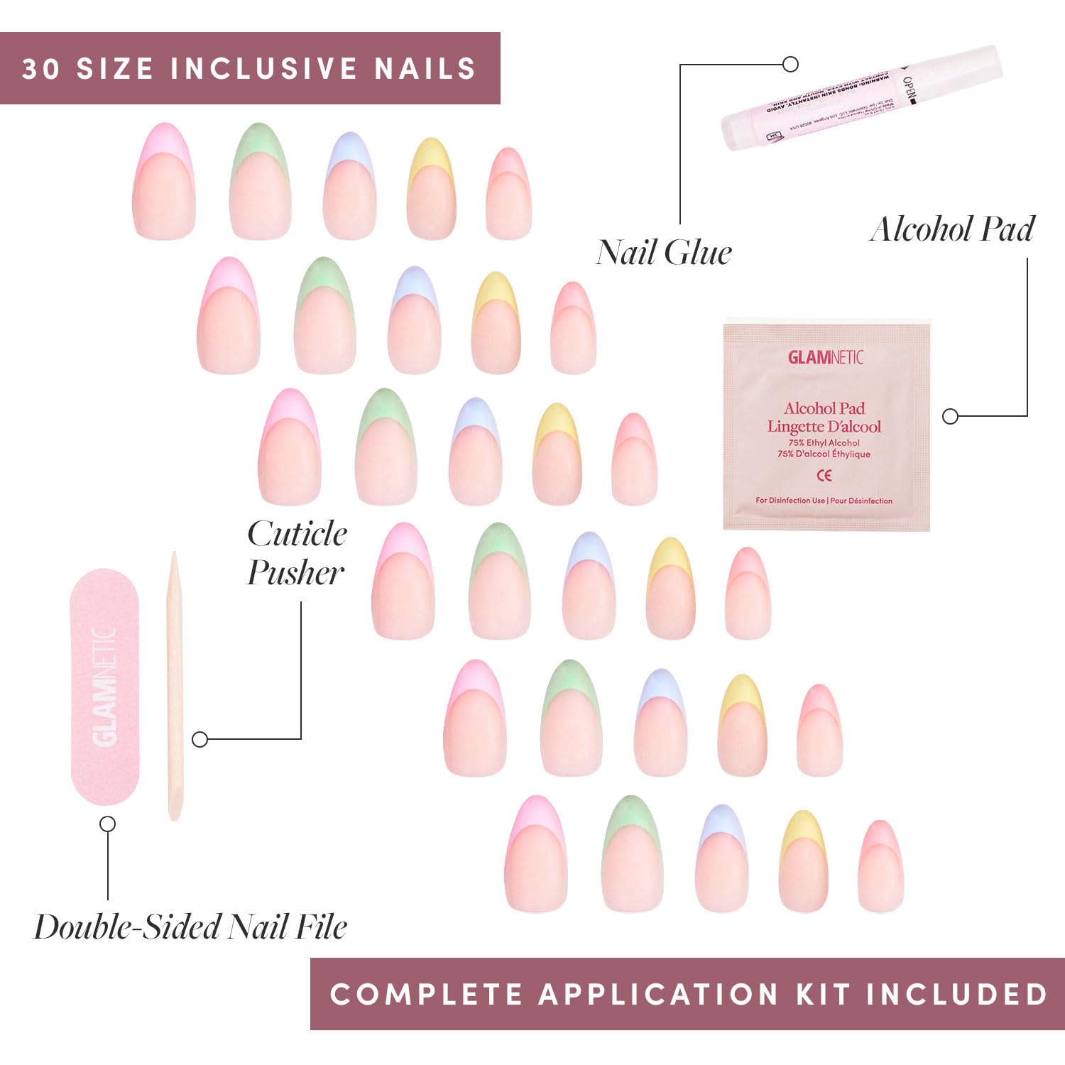 Glamnetic Confetti, durabilidad de hasta dos semanas.