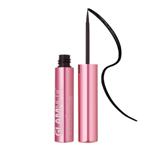 Glamnetic delineador magnetico negro líquido, aplicación precisa para un look con pestañas magnéticas duradero.