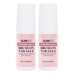 Glamnetic pegamento de uñas con pincel para aplicación precisa.