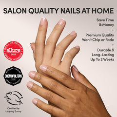 Glamnetic set de 30 uñas en 15 tallas con caja incluida