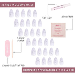 Glamnetic Silent Night: pegamento incluido para fijación rápida y duradera.