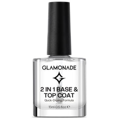 Glamonade Base: base y capa superior con brillo alto y secado rápido.