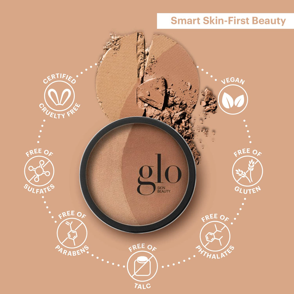 Glo Skin Beauty Bronceador Polvo Sunkiss, brillo sutil para look radiante