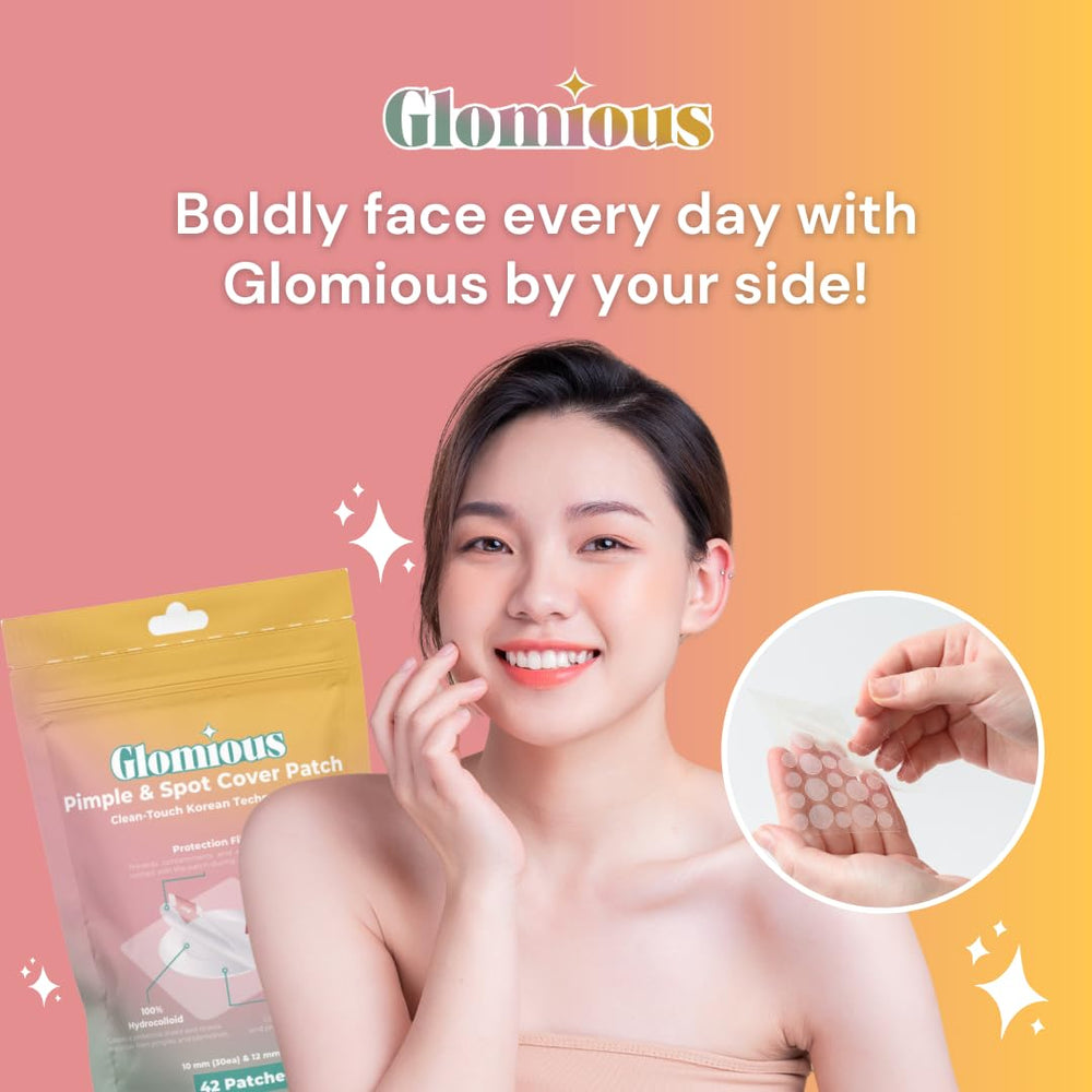 Glomious parches acne: libre de crueldad, ética de uso.
