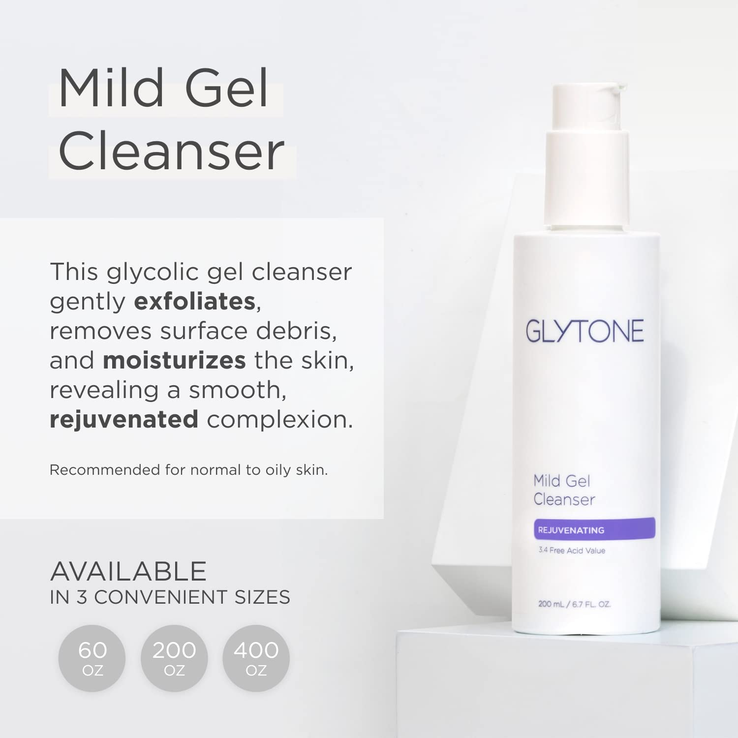 Glytone Mild Cream Cleanser: textura cremosa que cuida la piel