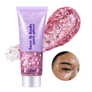 Go Ho brillo rosa rostro: destellos duraderos para un look de fiesta