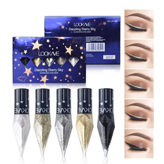 Go Ho delineador líquido blanco brillante para un look luminoso