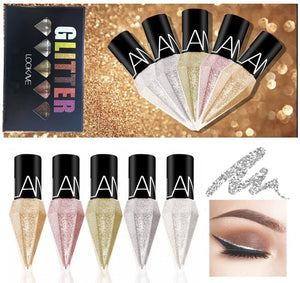 Go Ho delineador líquido brillo Zirconia blanco: delineado luminoso y duradero.