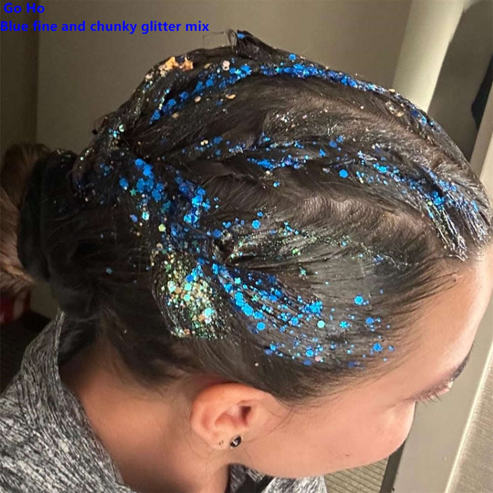 Go Ho brillo gel perfecto para festivales y fiestas.