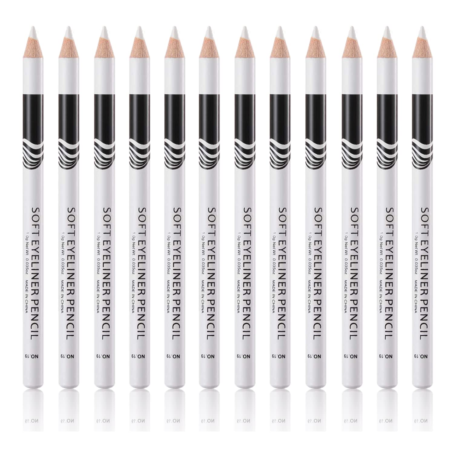 Go Ho lapices cejas delineado blanco set: ideal para resaltar cejas y párpados