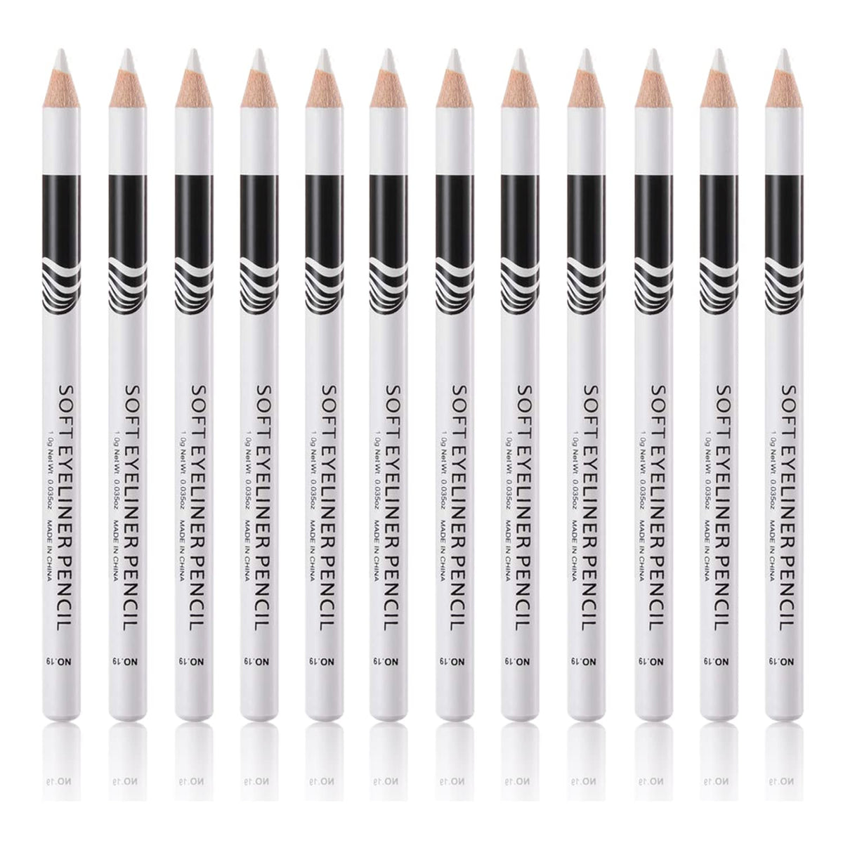 Go Ho lapices cejas delineado blanco set: ideal para resaltar cejas y párpados