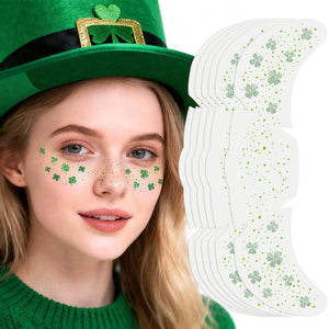 Go Ho pecas verdes brillantes para el rostro, brillo seguro.