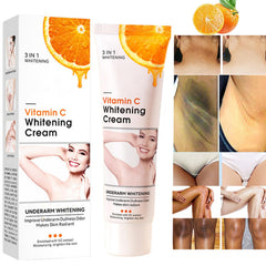 Go Ho Vitamina C crema blanqueadora rostro, aporta luminosidad y suaviza manchas.