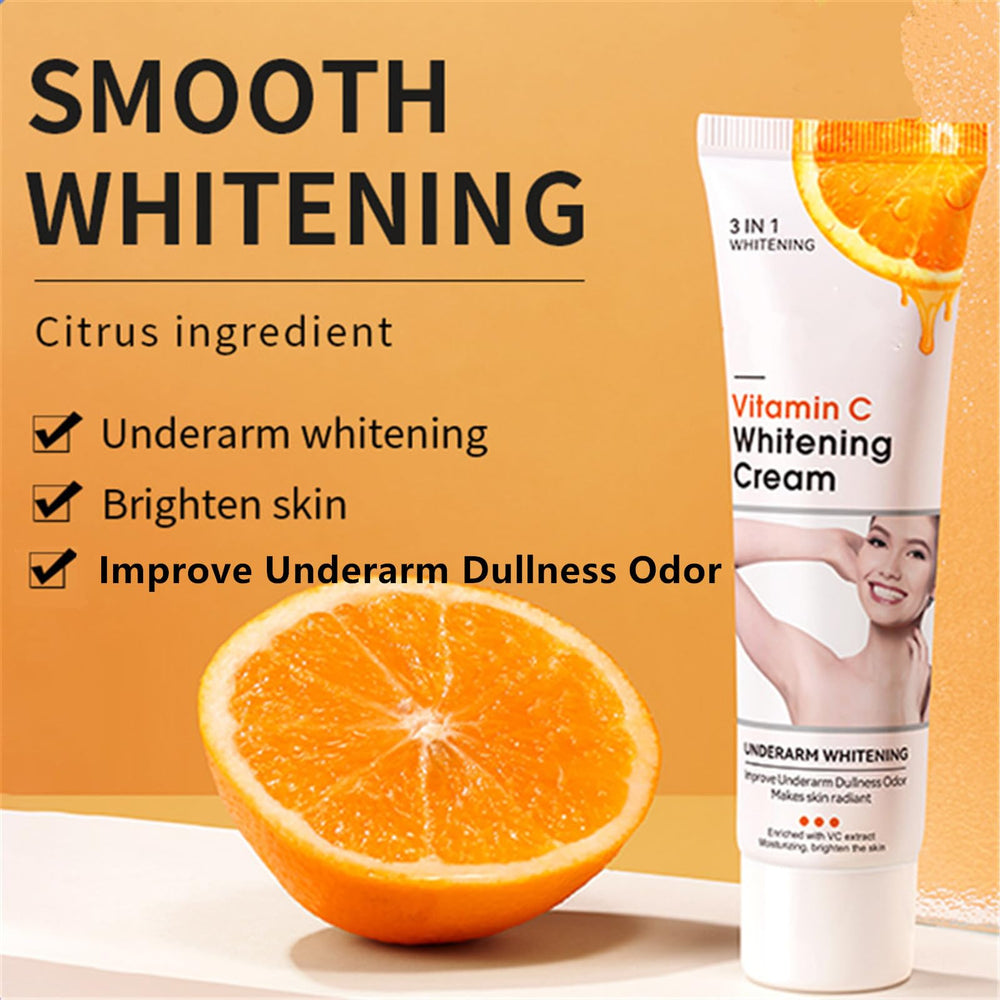 Go Ho Vitamina C crema blanqueadora zonas íntimas, cuida la piel y equilibra tono.